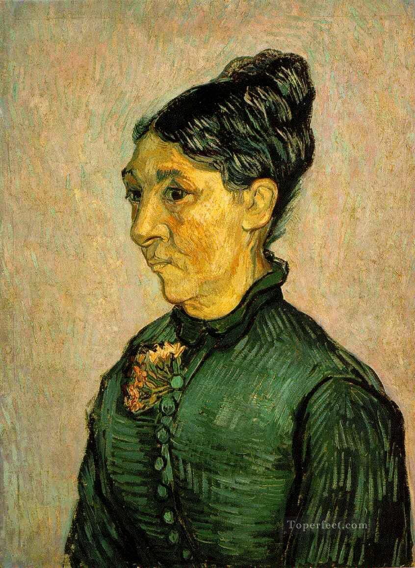 Portrait of Madame Trabuc Vincent van Gogh Oil Paintings
